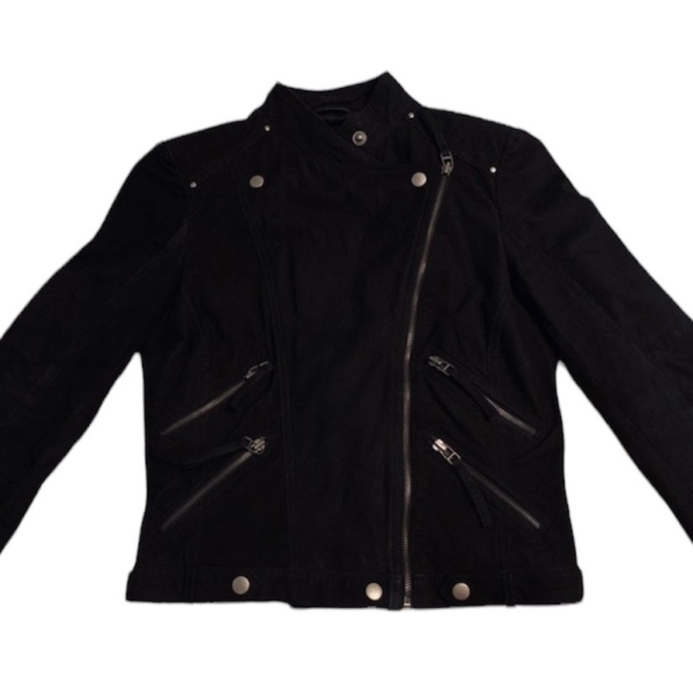 Zara Suede Moto Jacket - Picture 2 of 8